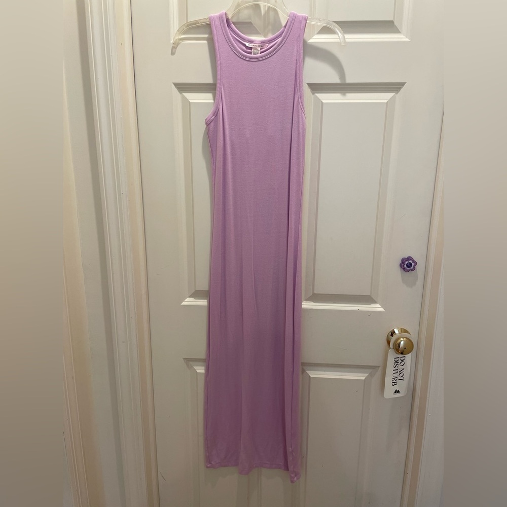 Luxe Ribbed Modal Tank Dress - Picture 2 of 3